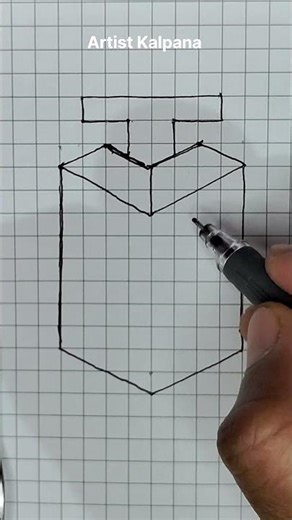 3D tutorial drawing ✏️ Easy 3D colouring art work drawing ✍️#youtube #pencil2d #art #3dillusion #art