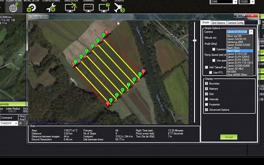 MissionPlanner航线设计