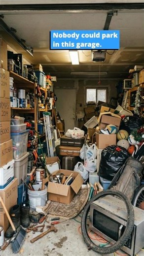 Nobody could park in this messy garage.
