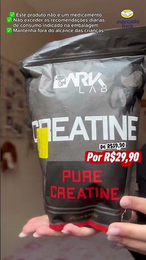 🔥Creatina Monohidratada 300g Dark Lab 100% Pura Alta Performance