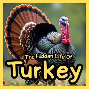 Turkey Facts Book for Kids, Parents, Teachers, and Homeschool, Thanksgiving Gift