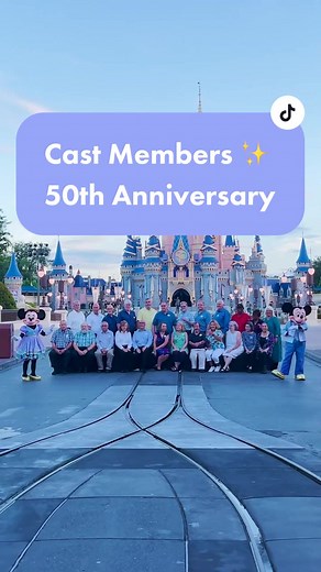 Congratulations to all of our cast members celebrating their 50 years with us! ✨ #DisneyWorld50 #DisneyCastLife #DisneyParks #Disney #50 #Magic