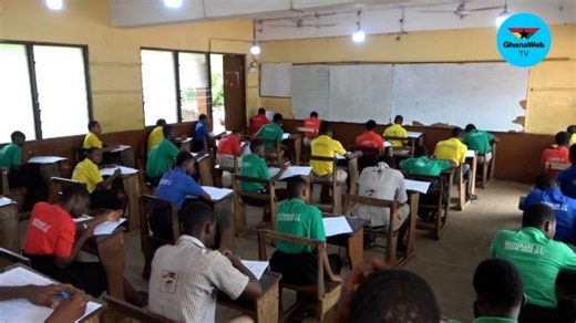 2025 BECE: Tight security presence as Kotobabi cluster kicks off exam smoothly