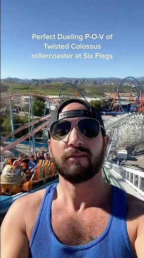 Twisted Colossus Six Flags Magic Mountain in Los Angeles, California