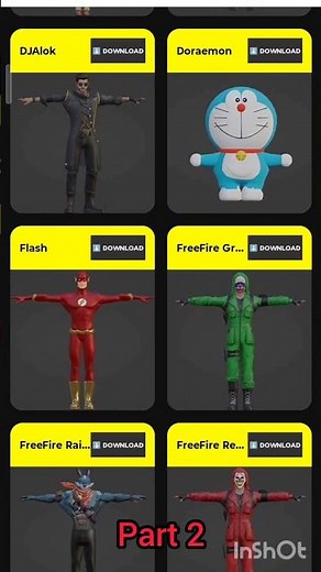 3D Characters Pack Download! 🔥 | Free 3D Models for Animation & Gaming (Part 2)
