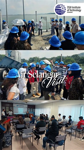 💧 Learning in action! 💧 Our Diploma in Operational Safety and Health & Environmental Health students joined a 'Lawatan sambil belajar ke Loji Rawatan Air Sungai Labu' 🏭 on 26 July 2025 as part of the GEC Environmental Education Program 🌿✨. They got an inside look at how clean water is treated and why protecting our environment matters for everyone. 🌎💦 #StudentLife #HandsOnLearning #AirSelangor #EnvironmentalEducation #DOSH #dshinstitute #DSH #Studentlife #college | DSH Institute of Technol