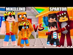 FAMILIA MIKELLINO vs FAMILIA SPARTOR 😍 ¿CUÁL SHIPEO ES MEJOR? Minecraft Roleplay