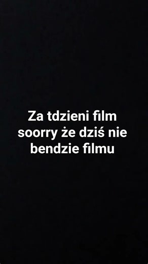 sorry za dziś