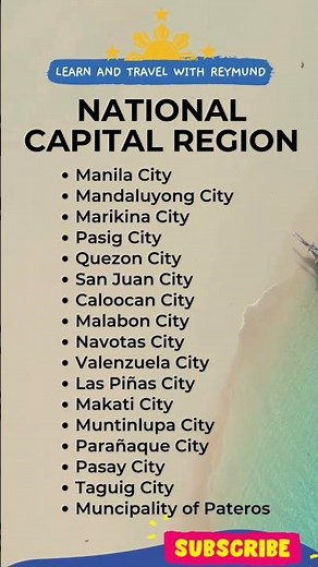 National Capital Region (NCR), Philippines #NCR #MetroManila #ManilaMetro