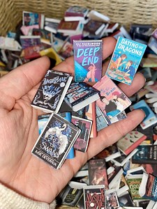 Custom TBR Mini Book Collection - Mini Books for Mini Bookshelves - Popular Authors - Popular Series - Book Love - Collections - Great Gift - Etsy