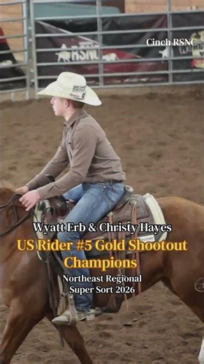 Wyatt Erb & Christy Hayes Hang On to Win US Rider #5 Gold Shootout at Cinch RSNC Northeast Regional