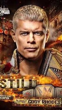 And still !!?😞Cody Rhodes wins Wrestlemania 42 results