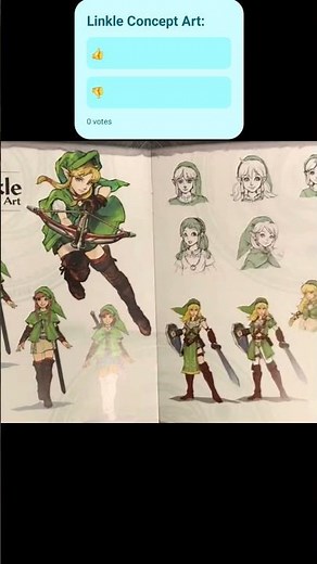 Linkle Concept Art #shorts