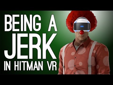 Funniest Moments in Hitman VR! Being a Jerk in Hitman 3 VR on PS4