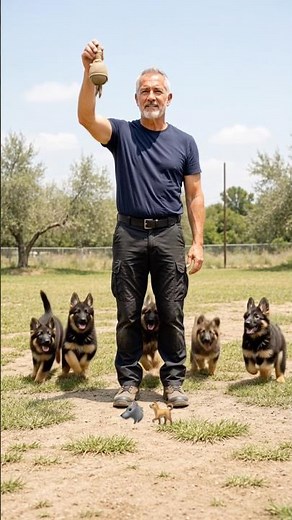 Outdoor German shepherd k9 puppies training #k9 #germanshepherd #puppy #dog #fyp #viral