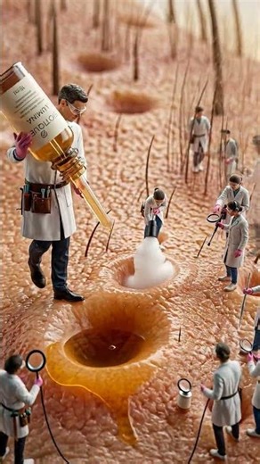 Tiny Workers Do A Full Skincare Routine On Your Face — Ultra Realistic!