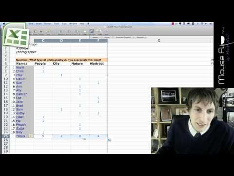Microsoft Excel - Creating Graphs with Polls