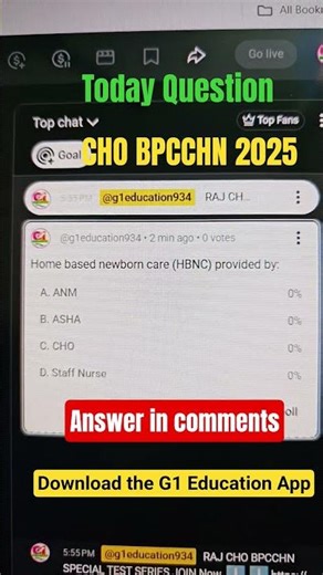 CHO BPCCHN Important Question #cho_bpcchn #cho_bridge_course @g1education934 #shorts #shortvideo