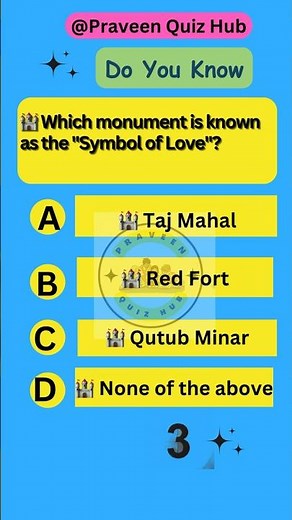 Quiz on Indian historical monuments | Gk Quiz | History Quiz | General Knowledge Questions & Answers