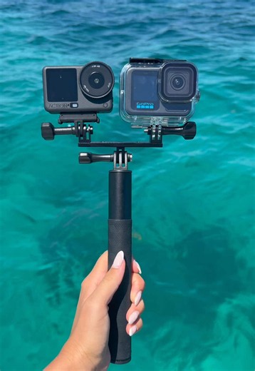 testing the DJI osmo action 6 vs. the Go Pro Hero 13 while diving in the florida keys. which one do you prefer? 🩵✨🤿 @DJI Osmo #djiosmoaction6 #actioncamera #underwater #diving #ocean