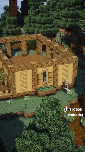 Perfect Spruce House Minecraft Tutorial