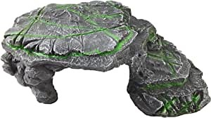 RONYOUNG Turtle Platform Rectangular Aquarium Fish Tank Adjustable Turtle Basking Platform Reptile Resting Terrace Tortoise Climbing Platform