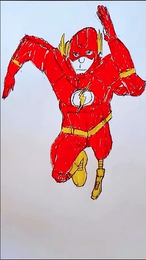 How to Draw the Flash#letsdrawkids