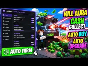 Zombie Turret Farm Script | KILL AURA, CASH COLLECT, AUTO BUY, AUTO UPGRADE & More! | 2026
