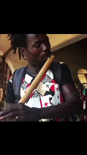 Traditional Tambin Flute from Burkina Faso and Guinea