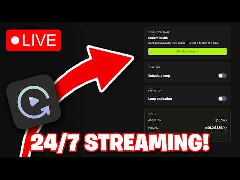 How To Create A 24/7 YouTube Live Stream In 2026 (StreamLoop) - Step By Step