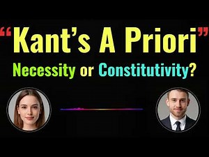 Kant’s A Priori: Is Knowledge Both Necessary and Constitutive? | Philosophy Explained #kant
