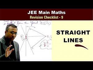 Straight Line | Revision Checklist 9 for JEE Main Maths