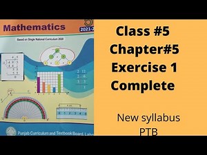 Class 5, Unit 5, Distance&Time, Exercise 1 Complete, PTB , SNC, New Syllabus.