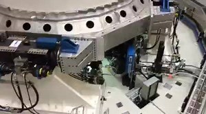 Looking at our vibration table that will test NASA’s Orion Spacecraft hardware. 6 million pounds of concrete. | NASA's Glenn Research Center