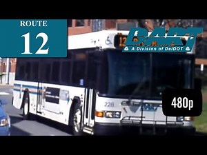 DART First State Ride: 2008 Gillig Low Floor #228 on route 12 to Wilmington Station