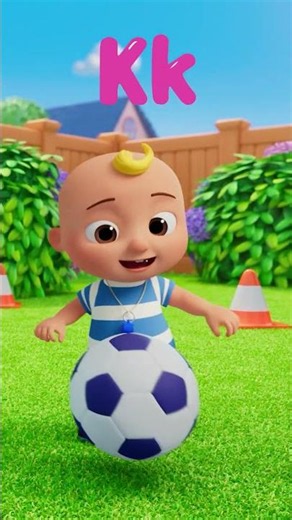 GOAL! K for Kick! #shorts #cocomelon #nurseryrhymes #Soccer #Football