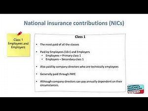 2 National Insurance Contributions Class 1