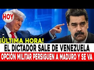 Maduro leaves Venezuela