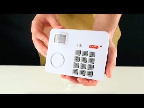 Kit d'Alarme Sans Fil avec Sirène et Détecteur de Mouvement - Comment sécuriser ma maison vacances ?