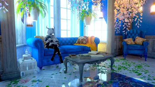 当你眼中的琉璃溅碎，我被永远困在此处幻境——vrchat世界推荐1：Sapphirae