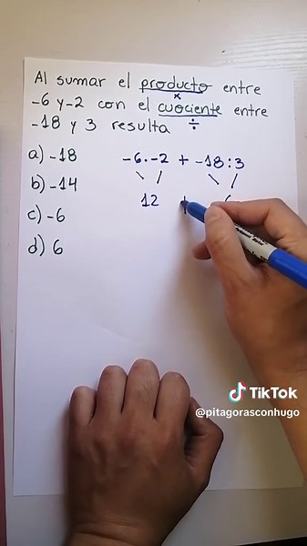 Operatoria Combinada de Números Enteros en Matemáticas