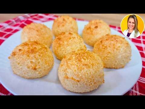 Pão de Tapioca FOFINHO, SEM LEITE e SEM GLÚTEN - Barato, Rápido e Muito Fácil