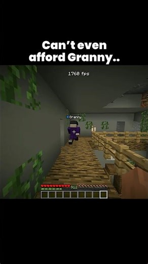 If Granny was in Minecraft 😄#minecraft #shorts