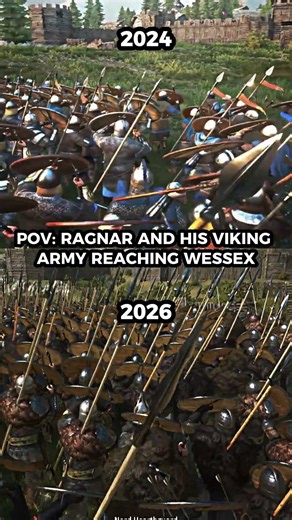 POV: RAGNAR AND HIS VIKING ARMY REACHING WESSEX #mountandblade