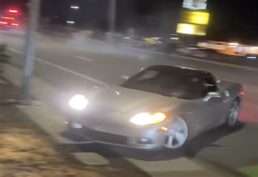 C6 Corvette Driver Tries To Show Off And Fails: Video
