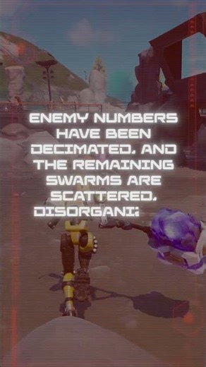 📡 Transmission from Command 📡 O.X.R. Battalion, the bugs are on their last legs.