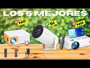 Los 5 MEJORES PROYECTORES BARATOS ✅ (AMAZON 2025) | CALIDAD PRECIO PROYECTOR PORTÁTIL