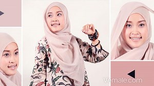 Tutorial Jilbab Segi Empat Super Cepat