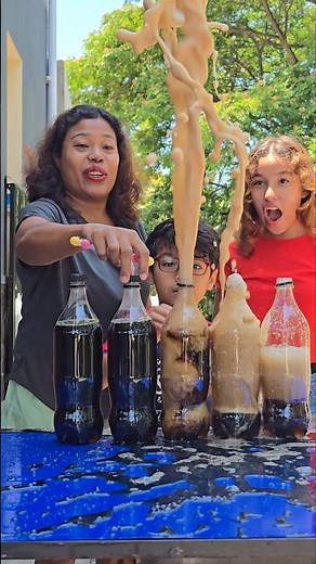 Insane Soda + Mentos Explosion Caught on Camera! 🎇