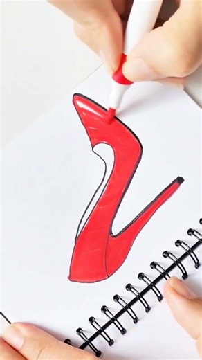Drawing a Stylish High Heel Step by Step
